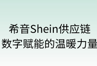 希音供应链：数字赋能的温暖力量