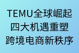 TEMU全球崛起：四大机遇重塑跨境电商新秩序