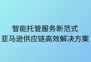 智能托管新范式：亚马逊供应链高效解决方案