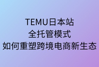 TEMU日本站的全托管内在含义