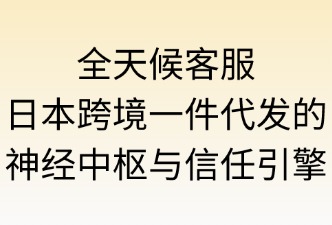 全天候客服：日本一件代发的“神经中枢”与“信任引擎”
