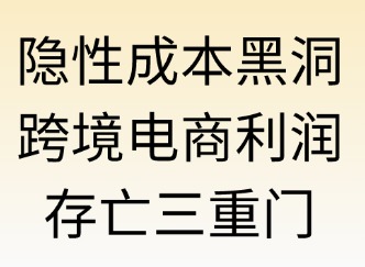 隐性成本黑洞：跨境电商利润存亡三重门